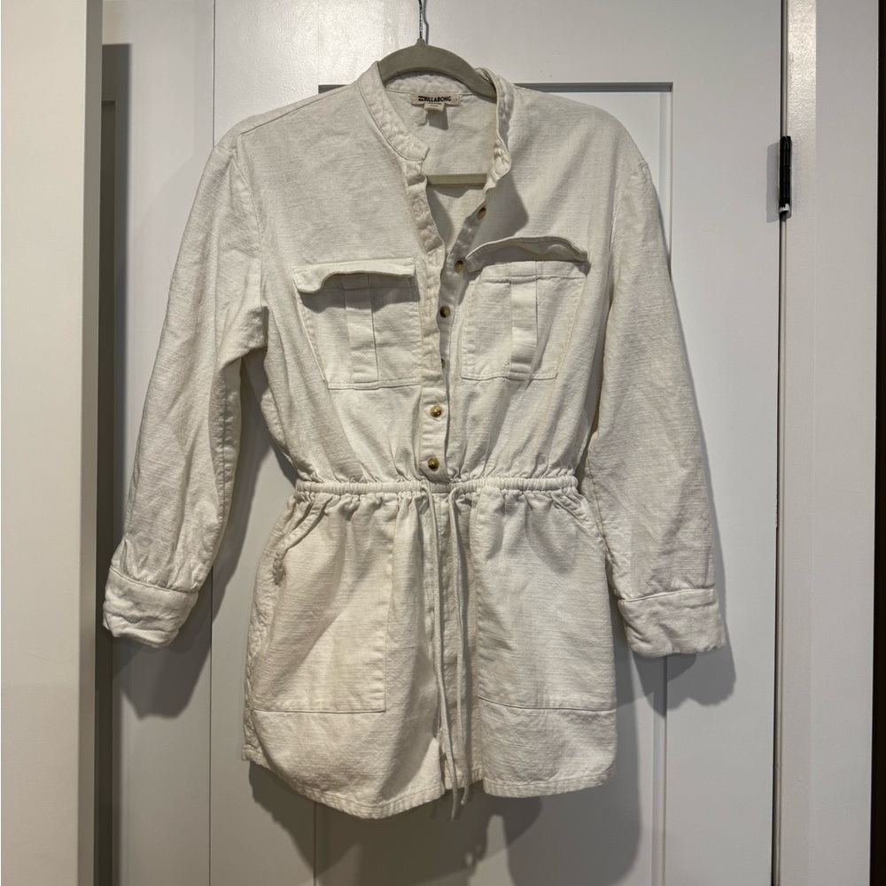 Billabong Cream Cotton Romper